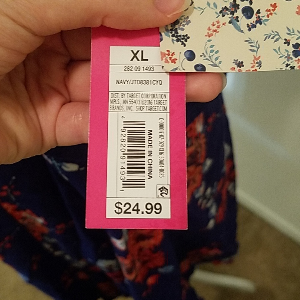 NWT Xhilaration Foral dress - Picture 4 of 6